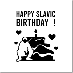 happy slavic birthday Posters and Art